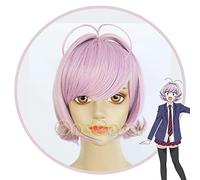 Anime Komi Can't Communicate Najimi Osana Perruque courte rose résistant à la chaleur Fibre de cheveux + bonnet de perruque Halloween filles