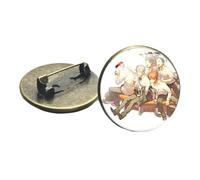 Anime Kuroko No Basuke Cosplay Badge Broche Figurines Dessin animé Art Photo Verre Cabochon Métal Pin's Vêtements Sacs à dos Décoration, Verre
