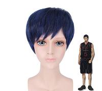 Anime Kuroko No Basuke Gakuen Aomine Daiki perruque Cosplay Costume Kuroko de basket-ball court résistant à la chaleur perruques de cheveux synthétiques