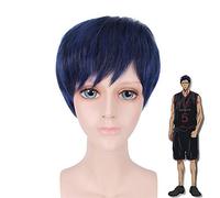 Anime Kuroko No Basuke Gakuen Aomine Daiki perruque Cosplay Costume Kuroko de basket-ball court résistant à la chaleur perruques de cheveux synthétiques