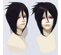 Anime Kuroshitsuji Black Butler Sebastian Michaelis Short Black Heat Resistant Hair Cosplay Costume Wig + Free Wig Cap