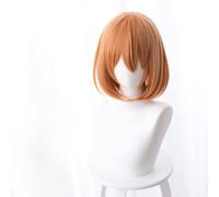 Anime La Perruque Cosplay Quintuplés Par Excellence, Perruque Nakano Yotsuba, Cheveux Courts Bobo Orange Avec Bonnet Perruque Gratuit, Pour Halloween, Fête, Carnaval, Vie Nocturne, Concerts, Mariages