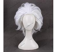 Anime la petite sirène Ursula Cosplay perruque blanc court résistant à la chaleur carnaval fête synthétique cheveux perruques SL-817
