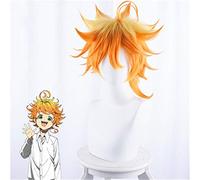 Anime le promis Neverland Emma Cosplay perruque Yakusoku No Neverland Orange court cheveux synthétiques Costume fête jeu de rôle perruques