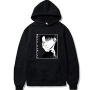 Anime Levi Ackermann Pull Sweat à Capuche Scout Legion Eren Yeager Mikasa Ackerman Sweat-Shirt à imprimé Graphique pour Hommes Femmes Jeunes