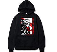 Anime Levi Ackermann Pull Sweat à Capuche Scout Legion Eren Yeager Mikasa Ackerman Sweat-Shirt à imprimé Graphique pour Hommes Femmes Jeunes