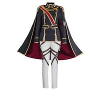 Anime Levi/Hange Zoe/Armin Arlert/Historia Reiss Cosplay Ensemble complet | Ensemble complet avec cape et perruque d'anime, veste pour Halloween, fête, carnaval, déguisement