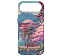 Anime Lofi Japonais Paysage Mont Fuji Torii Gate Coque pour iPhone Air