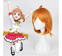 Anime Love Live! Ensoleillement!! Perruques de Cosplay Chika Takami perruque de Cosplay résistant à la chaleur perruque synthétique cheveux Halloween carnaval fête