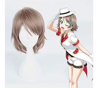 Anime Love Live! Ensoleillement!! Perruques de Cosplay vous Watanabe perruque de Cosplay résistant à la chaleur perruque synthétique cheveux Halloween carnaval fête