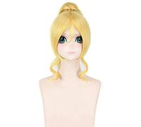 Anime LoveLive Eli Ayase Ellie perruque de queue de cheval dorée Costume de Cosplay amour en direct résistant à la chaleur cheveux synthétiques femmes Cosplay perruques PL-358