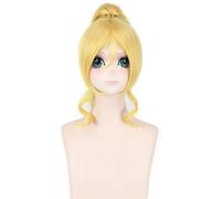 Anime LoveLive Eli Ayase Ellie perruque de queue de cheval dorée Costume de Cosplay amour en direct résistant à la chaleur cheveux synthétiques femmes Cosplay perruques PL-358