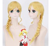 Anime Lovelive! Love Live Perruque Ayase Eli Blond clair avec queue de cheval Perruque Cosplay Halloween Costume Play Peruca