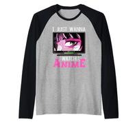 Anime Lover, Je Veux Juste Regarder Anime Girl Manche Raglan