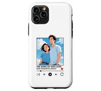Anime Lovers The Song Tour of Lives Happy Valentines Couple Coque pour iPhone 11 Pro