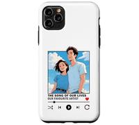 Anime Lovers The Song Tour of Lives Happy Valentines Couple Coque pour iPhone 11 Pro Max