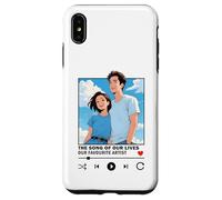 Anime Lovers The Song Tour of Lives Happy Valentines Couple Coque pour iPhone XS Max