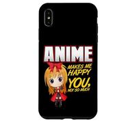 Anime Makes Me Happy, You Not So Much Coque pour iPhone XS Max