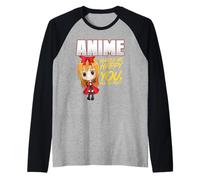 Anime Makes Me Happy, You Not So Much Manche Raglan