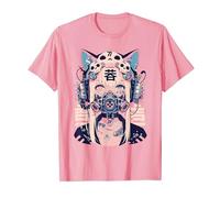 Anime Manga Cyberpunk Aesthetic Techwear Harajuku Cat Girl T-Shirt