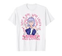 Anime Manga Kawaii Poisons japonais - T-Shirt Femme Enfant Blanc Sakura Cherry Blossoms Anime Girl japonais - S