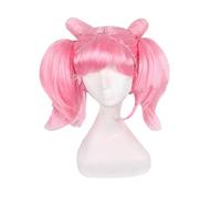 Anime Marin Lune Chibiusa Perruque Rose Cosplay Costume Marin Chibi Résistant À La Chaleur Cheveux Synthétiques Femmes Fête Cosplay Perruques 2
