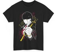 Anime Mashle Magic and Muscles Lemon Irvine Merch T-Shirt Casual Short Sleeved T Shirt Unisex Tee Manches Courtes(Medium)