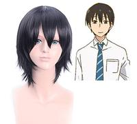 Anime Miss Kobayashi Dragon Maid Takiya Makoto Cosplay perruque courte noir synthétique cheveux Kobayashi-san Chi no Maid Dragon perruques une taille Takiya Makoto perruque