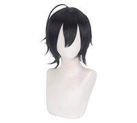 Anime Miyamura Izumi Short Black Cosplay Wig Men Synthetic Hair Halloween Costume Party Wigs