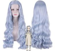 Anime mon héros académique Eri Cosplay perruques haute température fibre synthétique cheveux gris longs cheveux bouclés + bonnet de cheveux gratuit PL-617