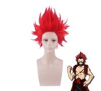 Anime mon héros académique Kirishima Eijiro court rouge Cosplay perruque Boku pas de héros académique Halloween Costume cheveux synthétiques Perucas PL-688