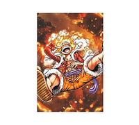 Anime Monkey D. Luffy Nika The Sun God, The Newest Wanted Poster of 3 Billion Bailey 3 Canvas Poster Wall Art Print Picture Painting for Living Bedroom Decoration Unframe Style 20,3 x 30,5 cm (2