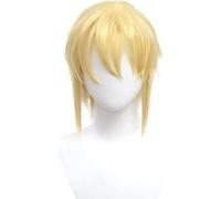 Anime Moriarty The Patriot Cosplay William James Moriarty Perruque, Courte Blonde Pour Les Perruques De Fête Costumée D'Halloween