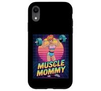 Anime Muscle Mommy Weightlifting Fitness Girl Aesthetic Coque pour iPhone XR