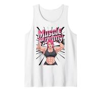 Anime Muscle Mommy Weightlifting Fitness Girl Aesthetic Débardeur