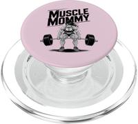 Anime Muscle Mommy Weightlifting Fitness Girl Aesthetic PopSockets PopGrip pour MagSafe