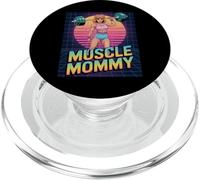 Anime Muscle Mommy Weightlifting Fitness Girl Aesthetic PopSockets PopGrip pour MagSafe