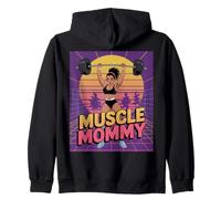 Anime Muscle Mommy Weightlifting Fitness Girl Aesthetic Sweat à Capuche