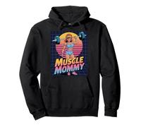 Anime Muscle Mommy Weightlifting Fitness Girl Aesthetic Sweat à Capuche