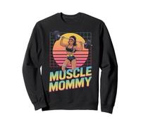 Anime Muscle Mommy Weightlifting Fitness Girl Aesthetic Sweatshirt