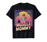 Anime Muscle Mommy Weightlifting Fitness Girl Aesthetic T-Shirt