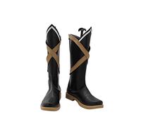 Anime Mushoku Tensei: Jobless Reincarnation Rudeus Greyra Cosplay Halloween Party Chaussures Marron Fancy Boots sur mesure