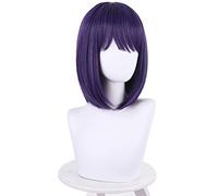 Anime My Dress-Up Darling Cosplay Perruques Marin Kitagawa 35 cm Violet foncé Résistant à la chaleur Perruque pour femme