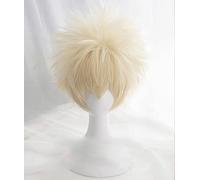Anime My Hero Academia Baku No Hero Bakugou Katsuki Bakugo Perruque courte résistante à la chaleur Blond