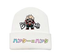 Anime My Hero Academia Merch Unisex Winter Bonnets Casual Casquettes pour Hommes Femmes Imprimé Solide Chapeaux