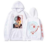 Anime My Hero Academia Sweat à Capuche Todoroki Shoto Sweat à Manches Longues Harajuku Street Pull Oversize (Color 05,XXS)