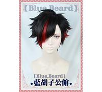 Anime Nagumo Tetora Cosplay perruque courte noir mixte rouge synthétique cheveux Halloween fête Costume perruques + perruque casquette KUMZ3116