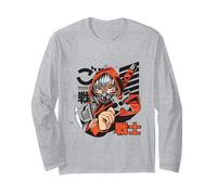 Anime Ninja Girl Masque Katana Urban Ultra Street Manche Longue