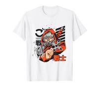 Anime Ninja Girl Masque Katana Urban Ultra Street T-Shirt