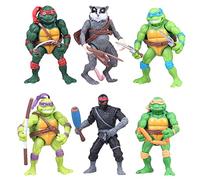 Anime Ninja Lot de 6 figurines de tortues d'action 11,9 cm